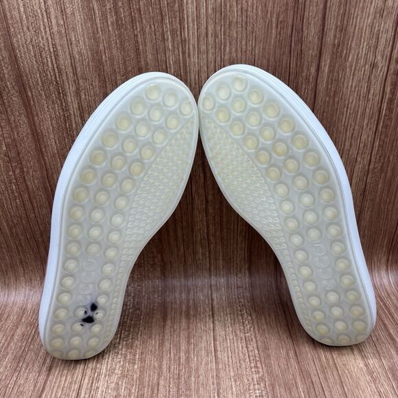 ECCO SOFT 7 WOMEN’S EU 42 US 11-11.5 CASUAL SLIP-ON PINK SHIMMER WOVEN LEATHER - Picture 6 of 8